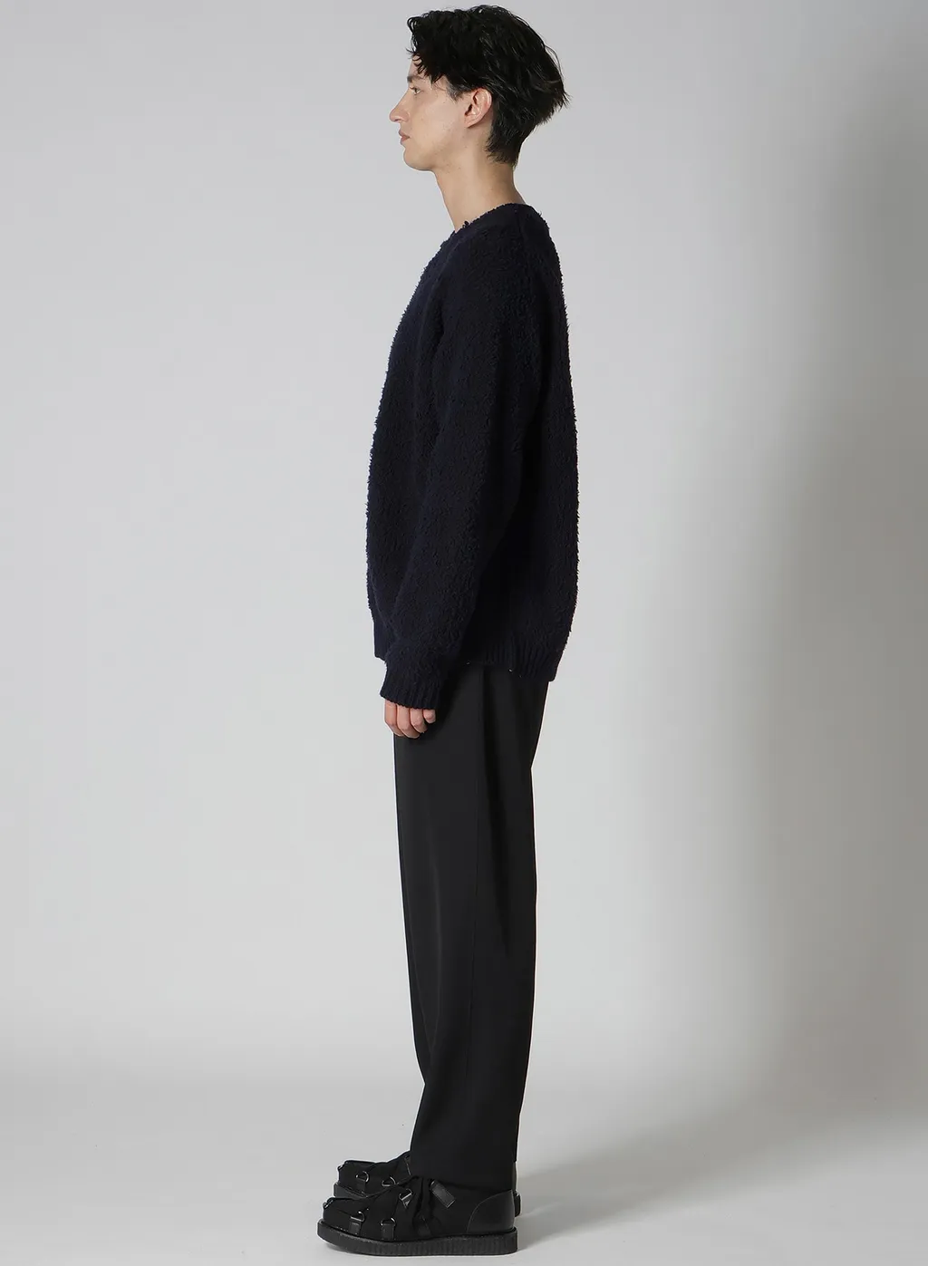 3G Jersey Notch Neck Side Rib Knit