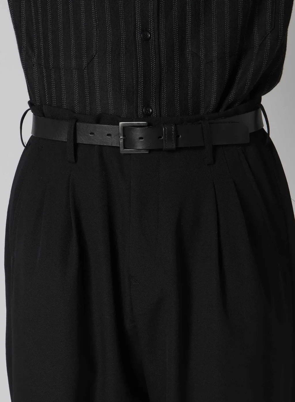Wool Gabardine 2Tucks Tab Pants