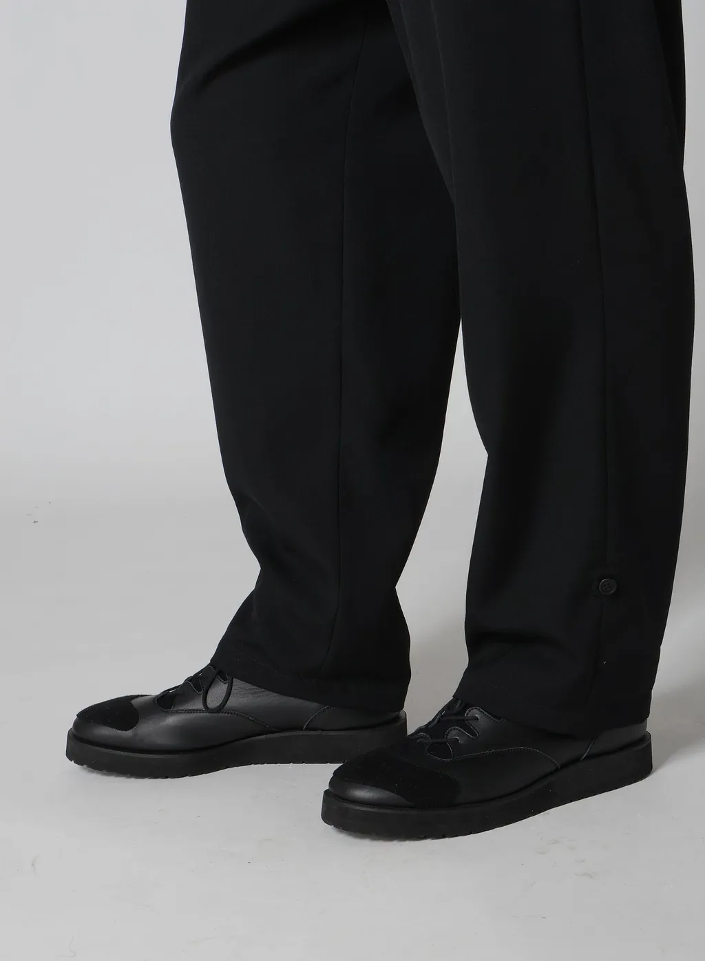 Wool Gabardine 2Tucks Tab Pants