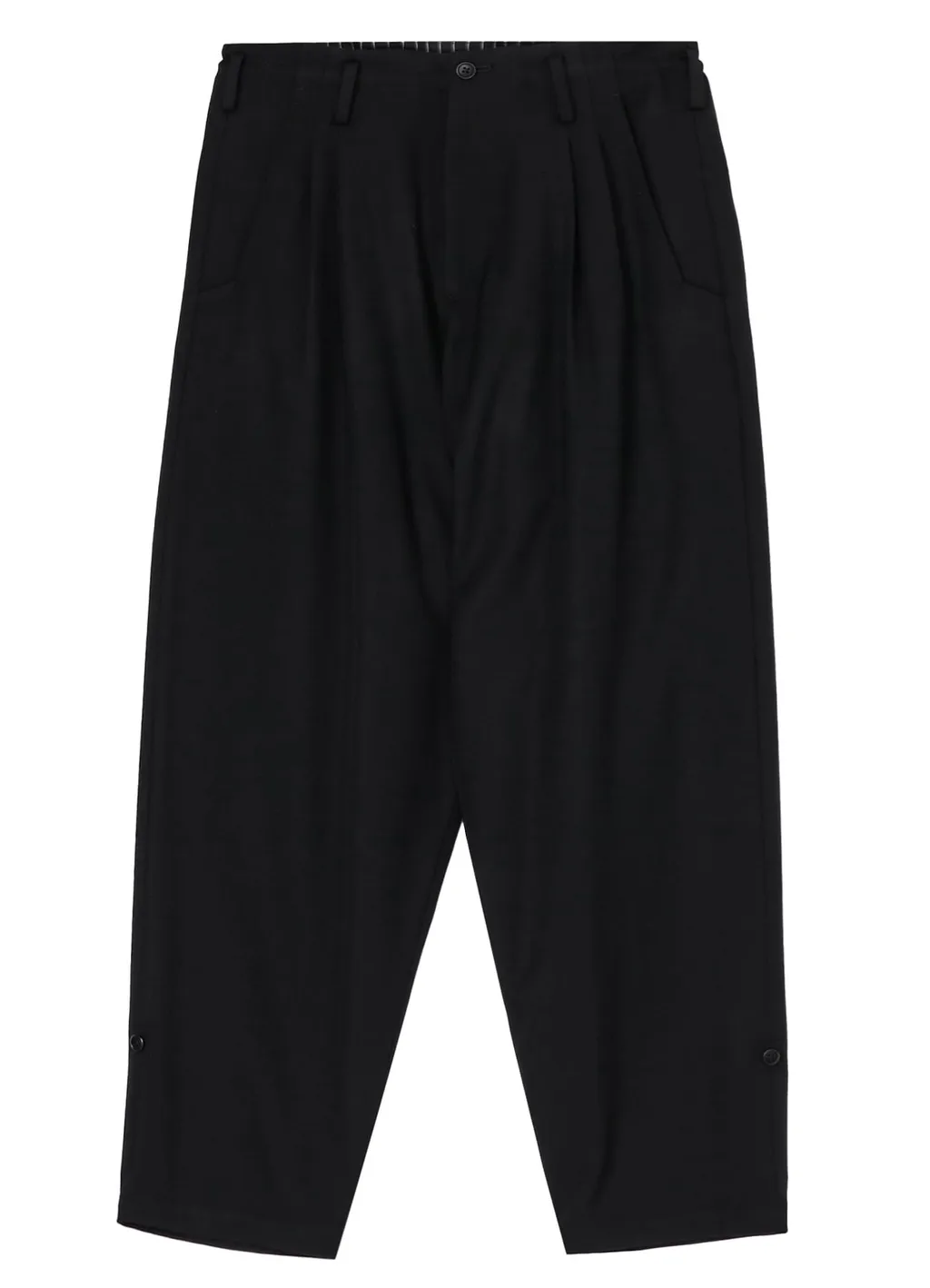 Wool Gabardine 2Tucks Tab Pants