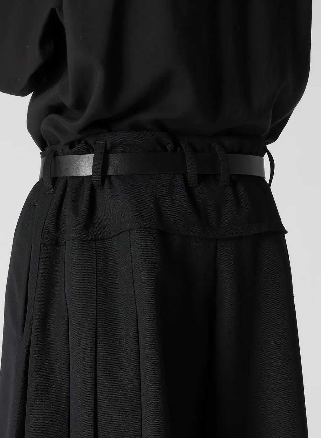 Army Gabardine Pleats Half Pants