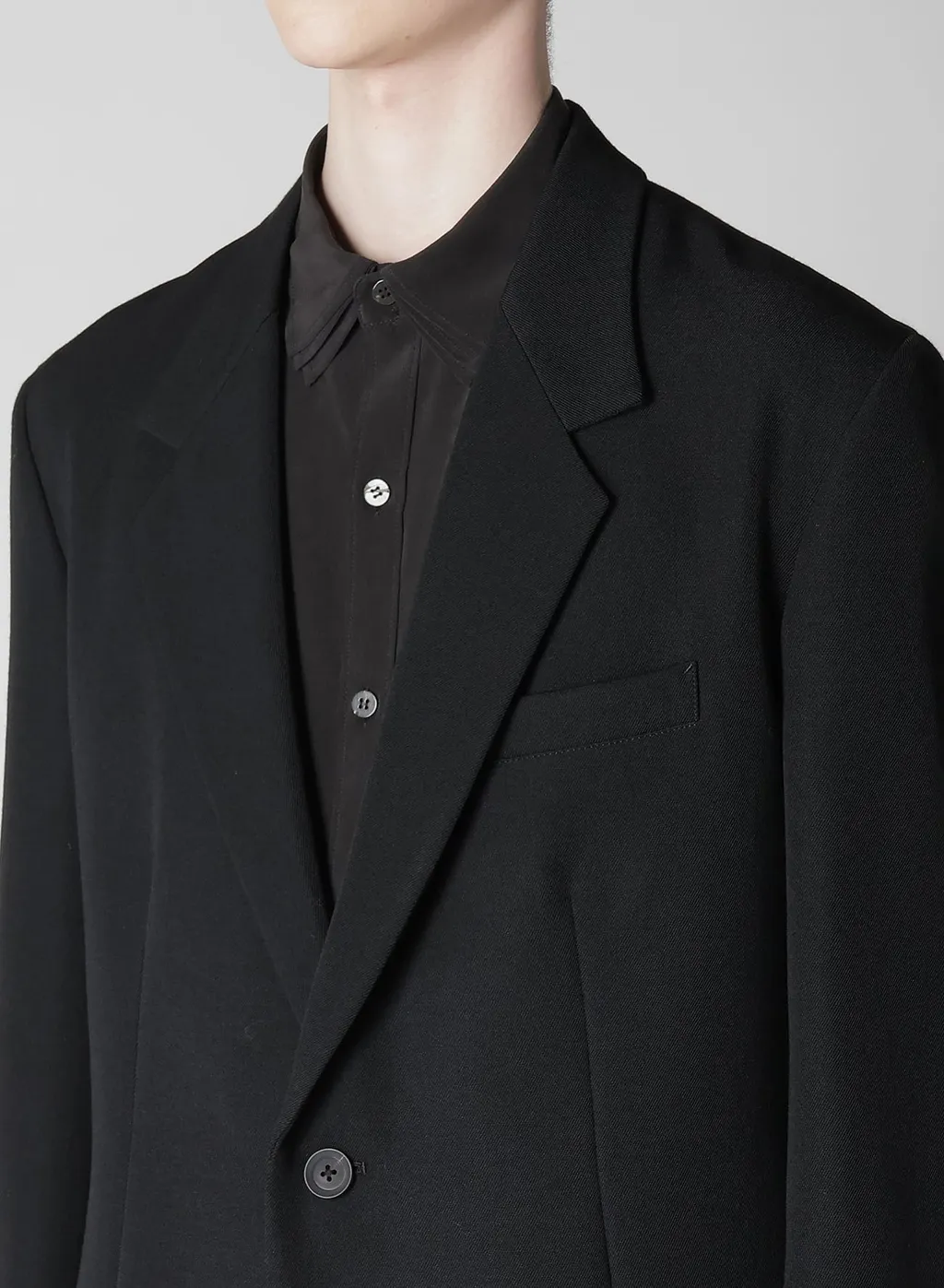 Army Gabardine Left Zipper Jacket