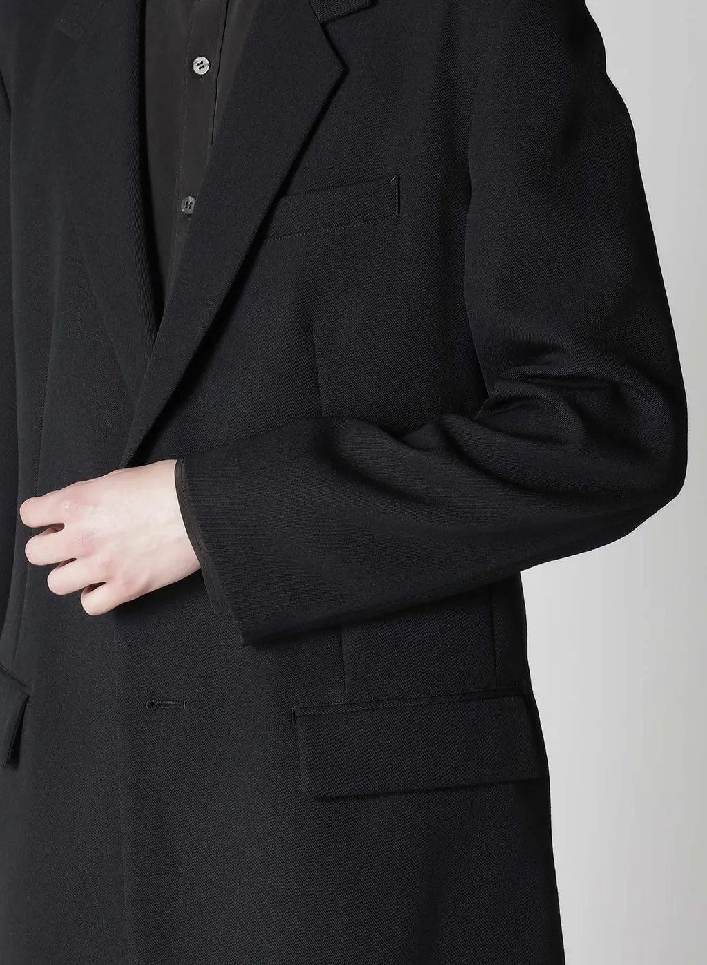Army Gabardine Left Zipper Jacket