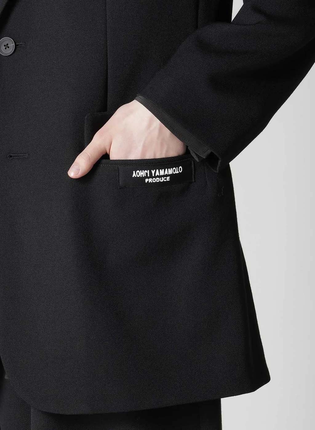 Army Gabardine Left Zipper Jacket