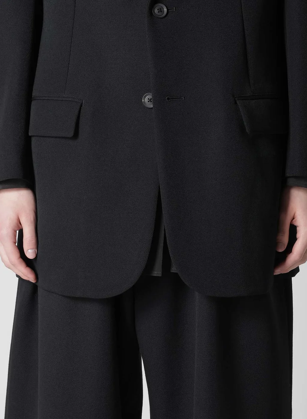 Army Gabardine Left Zipper Jacket