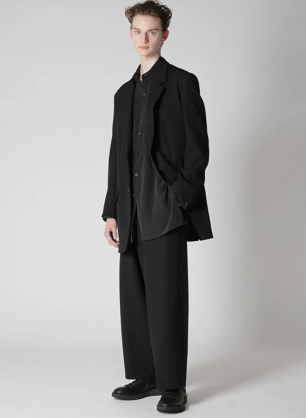 Army Gabardine Left Zipper Jacket