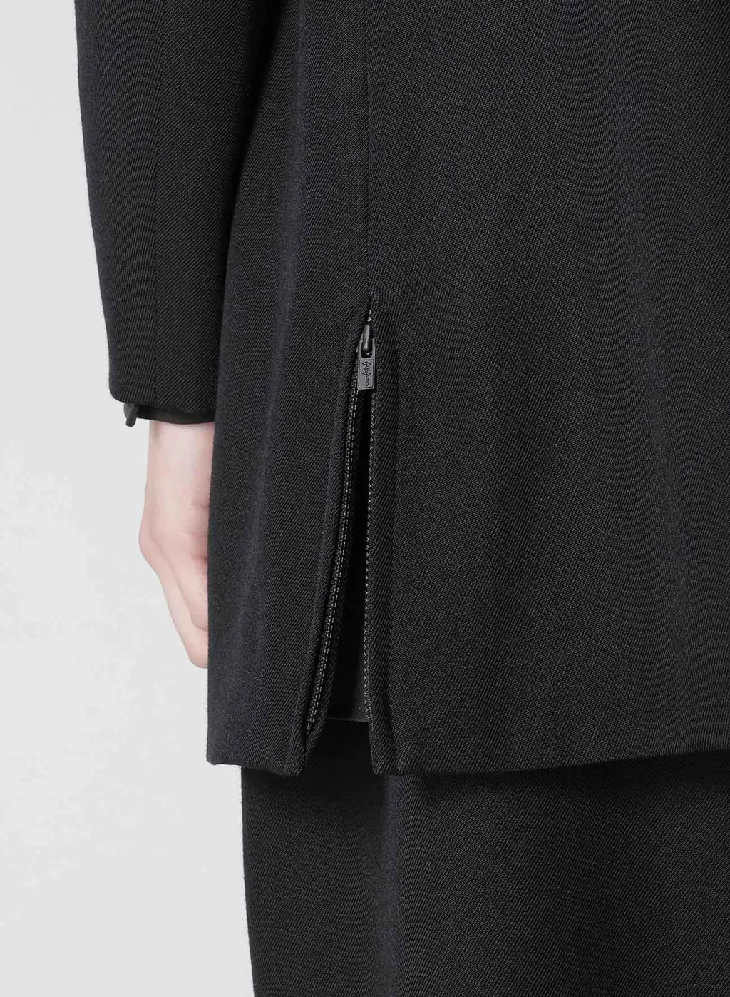 Army Gabardine Left Zipper Jacket