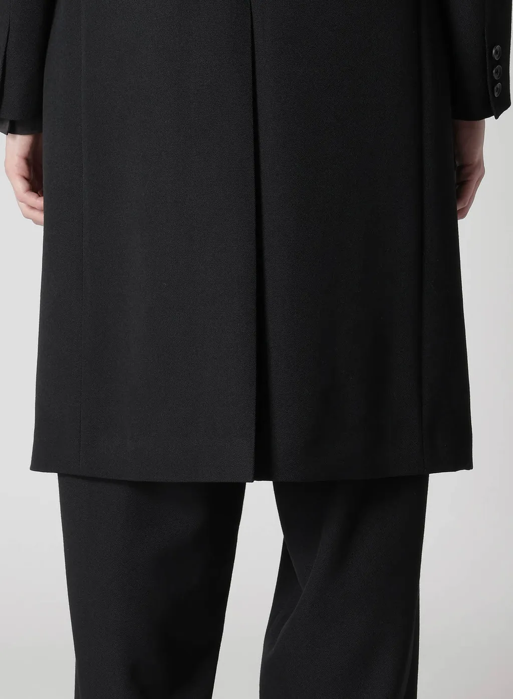 Army Gabardine 3Button Lapel Attachable Jacket