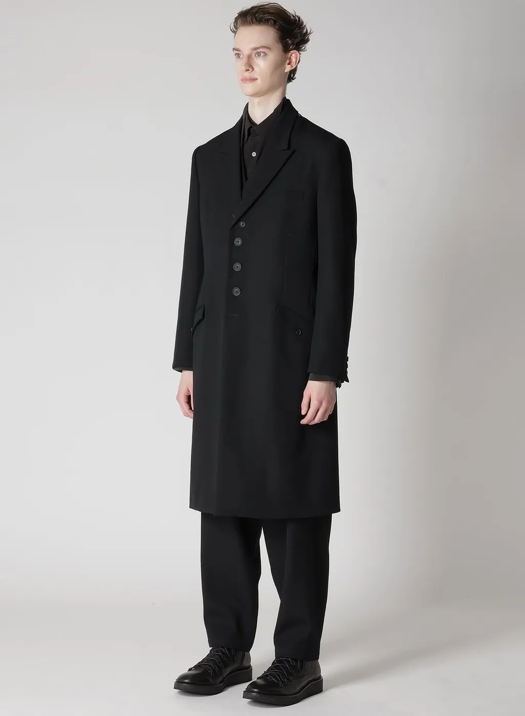 Army Gabardine 3Button Lapel Attachable Jacket
