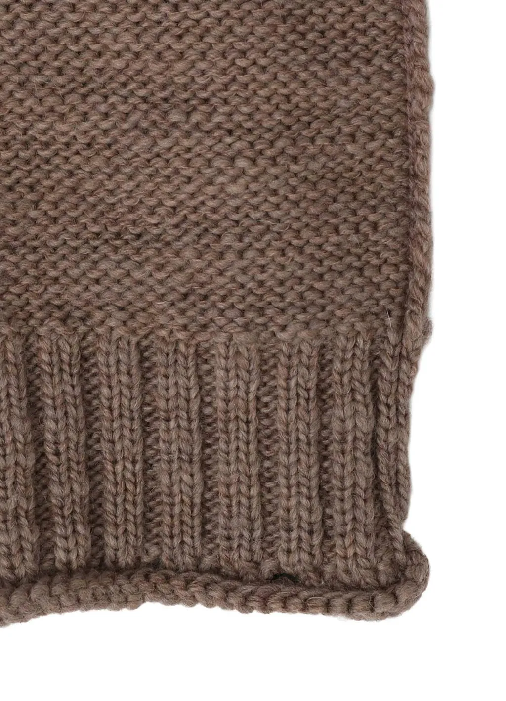 Roving Slub Wool Unbalance Turtleneck