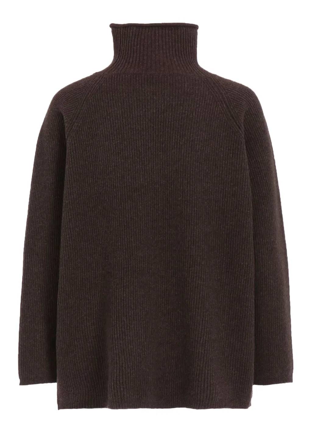 Fine Merino Wool Raglan Turtle Neck