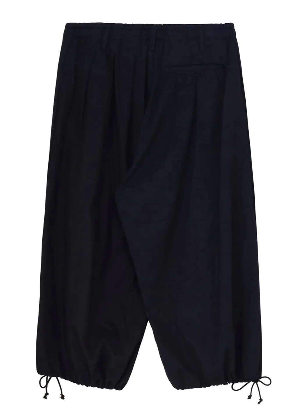 Indigo Dyed Cotton Twill Balloon Pants