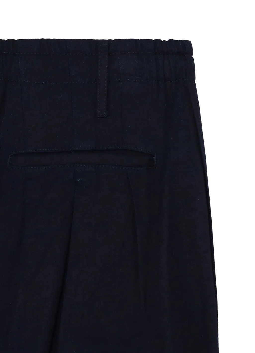 Indigo Dyed Cotton Twill Balloon Pants