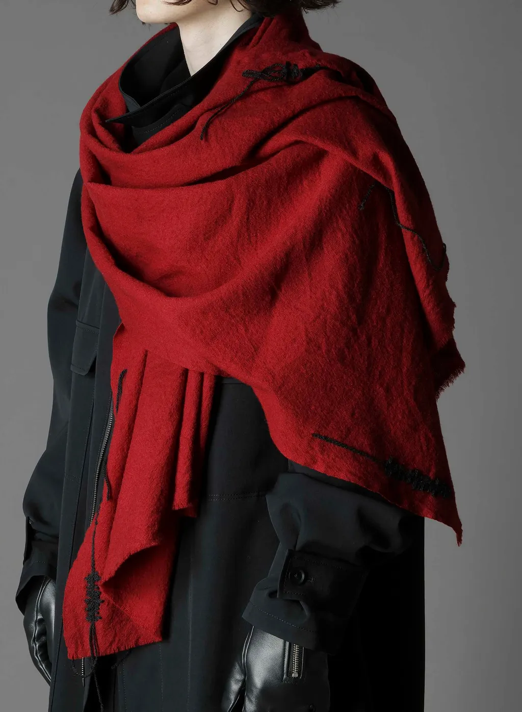 Tetany Wool Hand Stitch Scarf