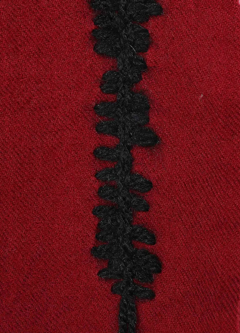 Tetany Wool Hand Stitch Scarf