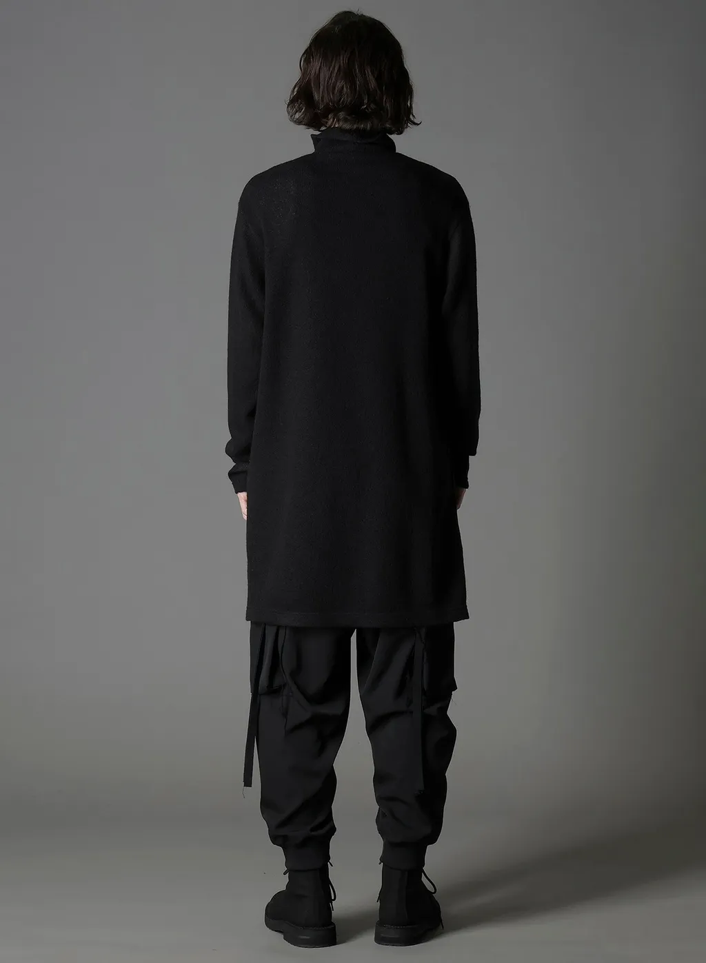 Spider Web Knit Big Turtleneck T-Shirt