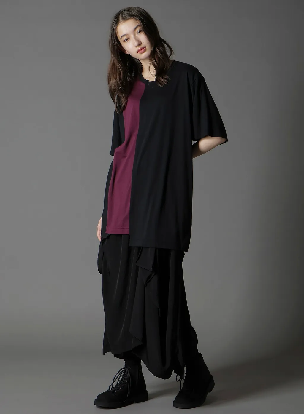Silkette Jersey W/ Number Pattern Tsujikiri Long Sleeved T-Shirt
