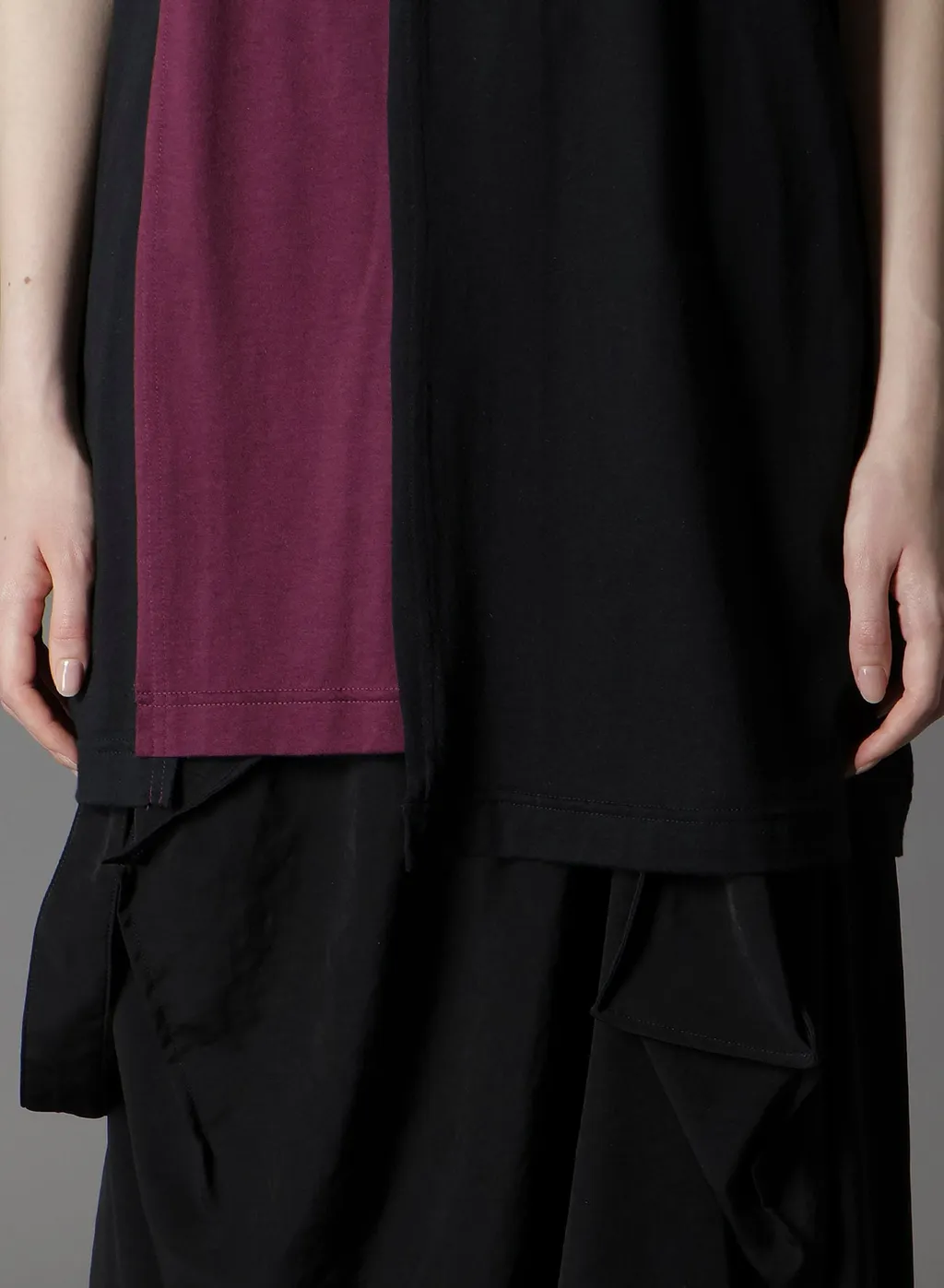 Silkette Jersey W/ Number Pattern Tsujikiri Long Sleeved T-Shirt