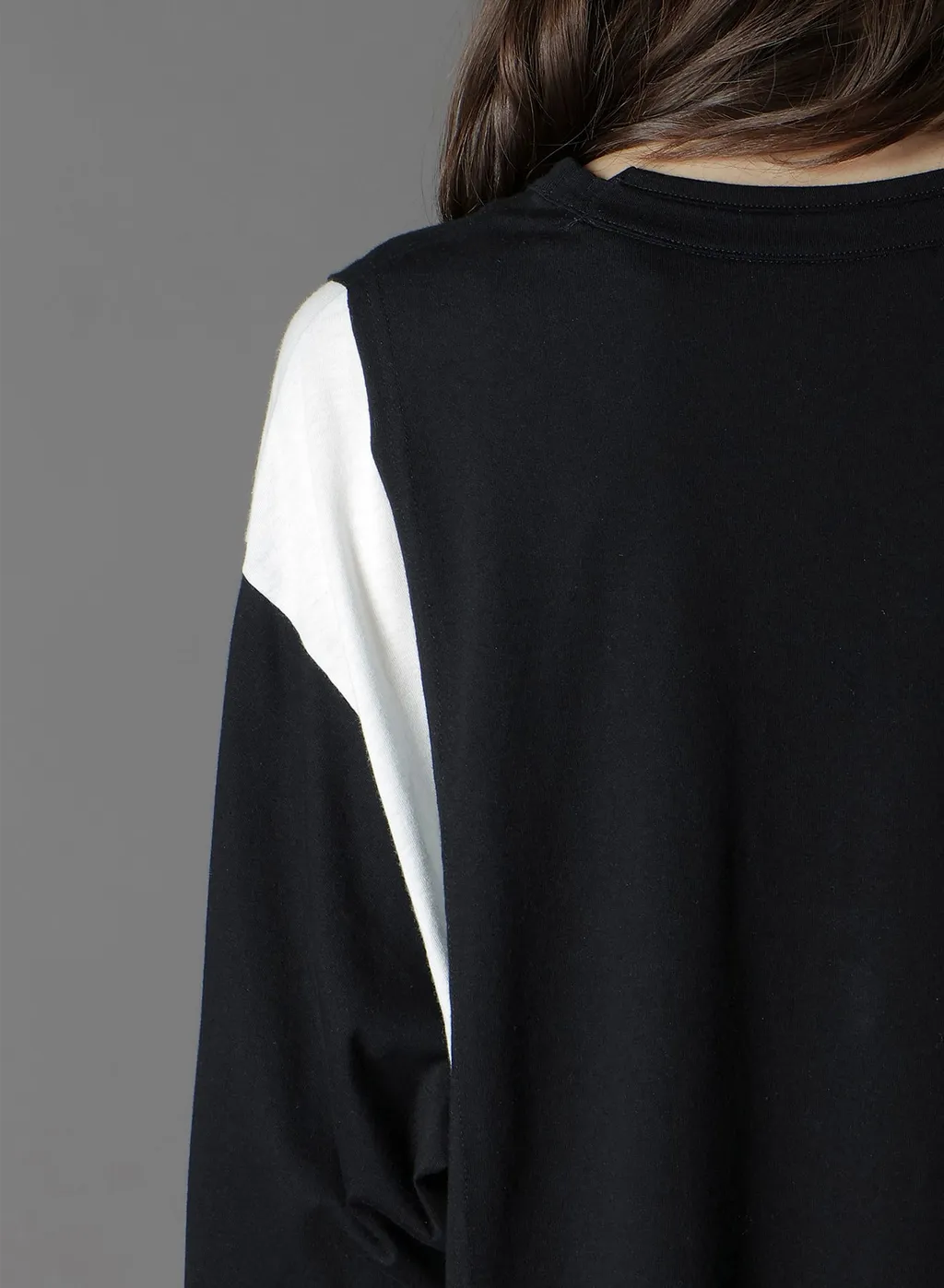 C/Mo Jersey Combination Mix Block Long Sleeved T-Shirt