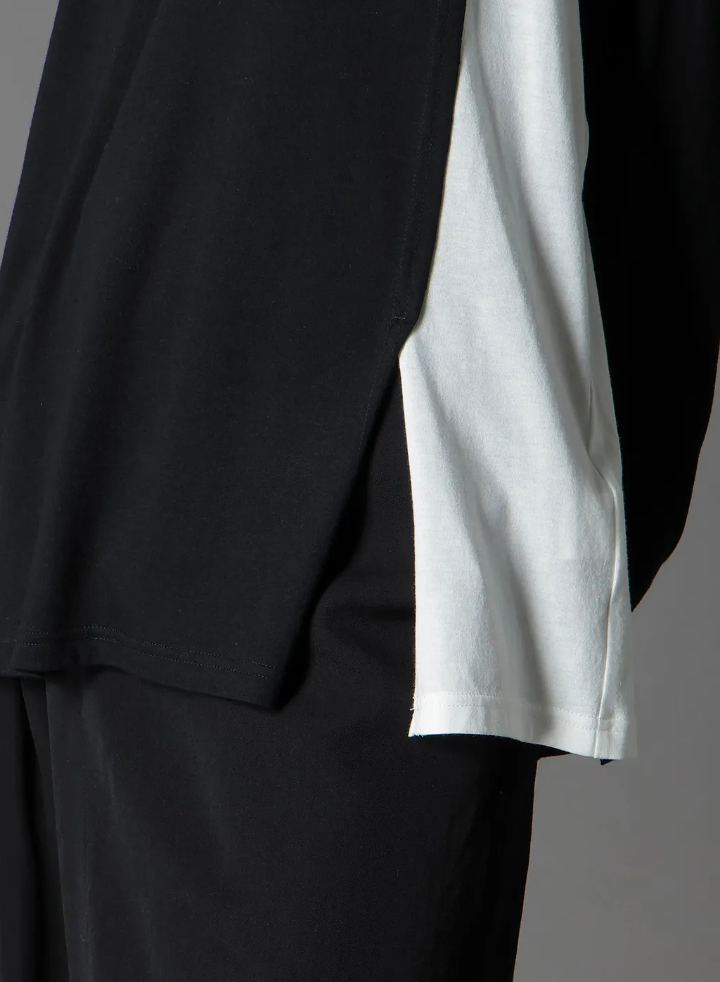 C/Mo Jersey Combination Mix Block Long Sleeved T-Shirt