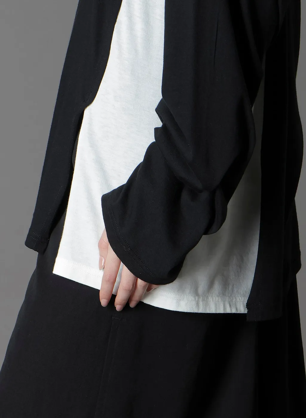C/Mo Jersey Combination Mix Block Long Sleeved T-Shirt