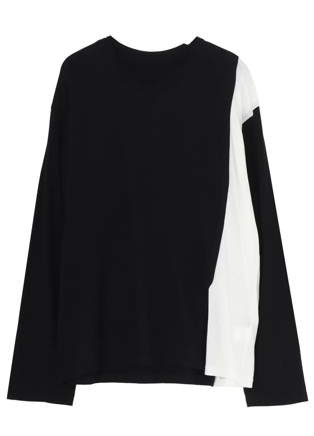 C/Mo Jersey Combination Mix Block Long Sleeved T-Shirt