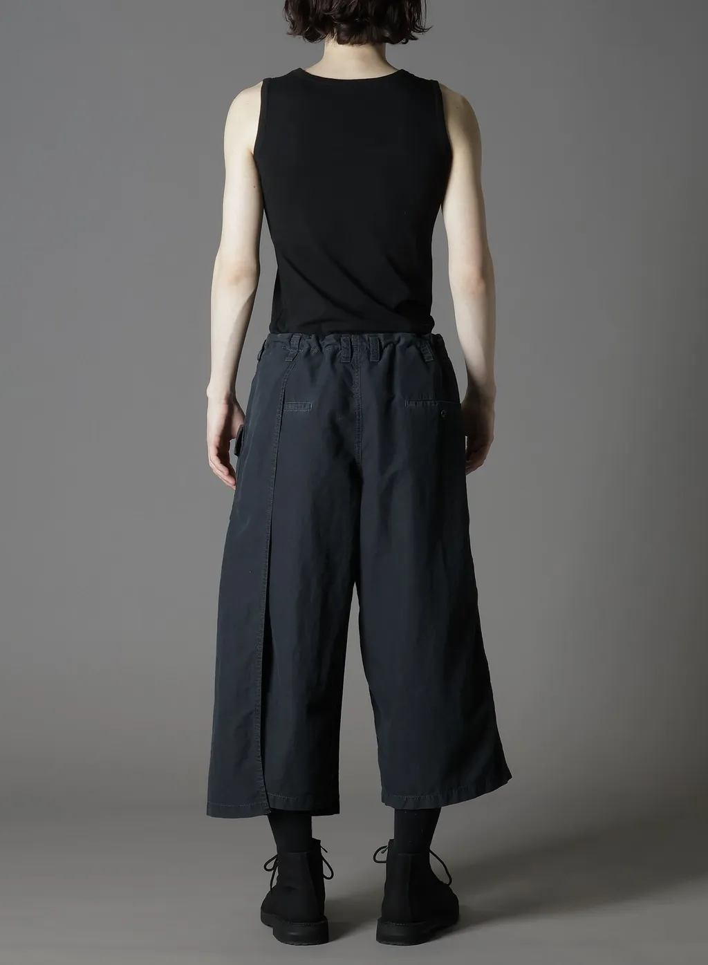 C/Ny Sulfur Dyeing Stone Wash Bio Wrap Skirt Pants