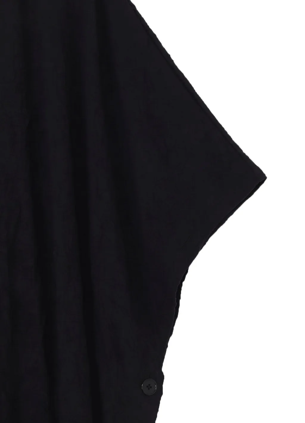 Cathc Washer Wrinkle Jersey Side Button Short Sleeved T-Shirt