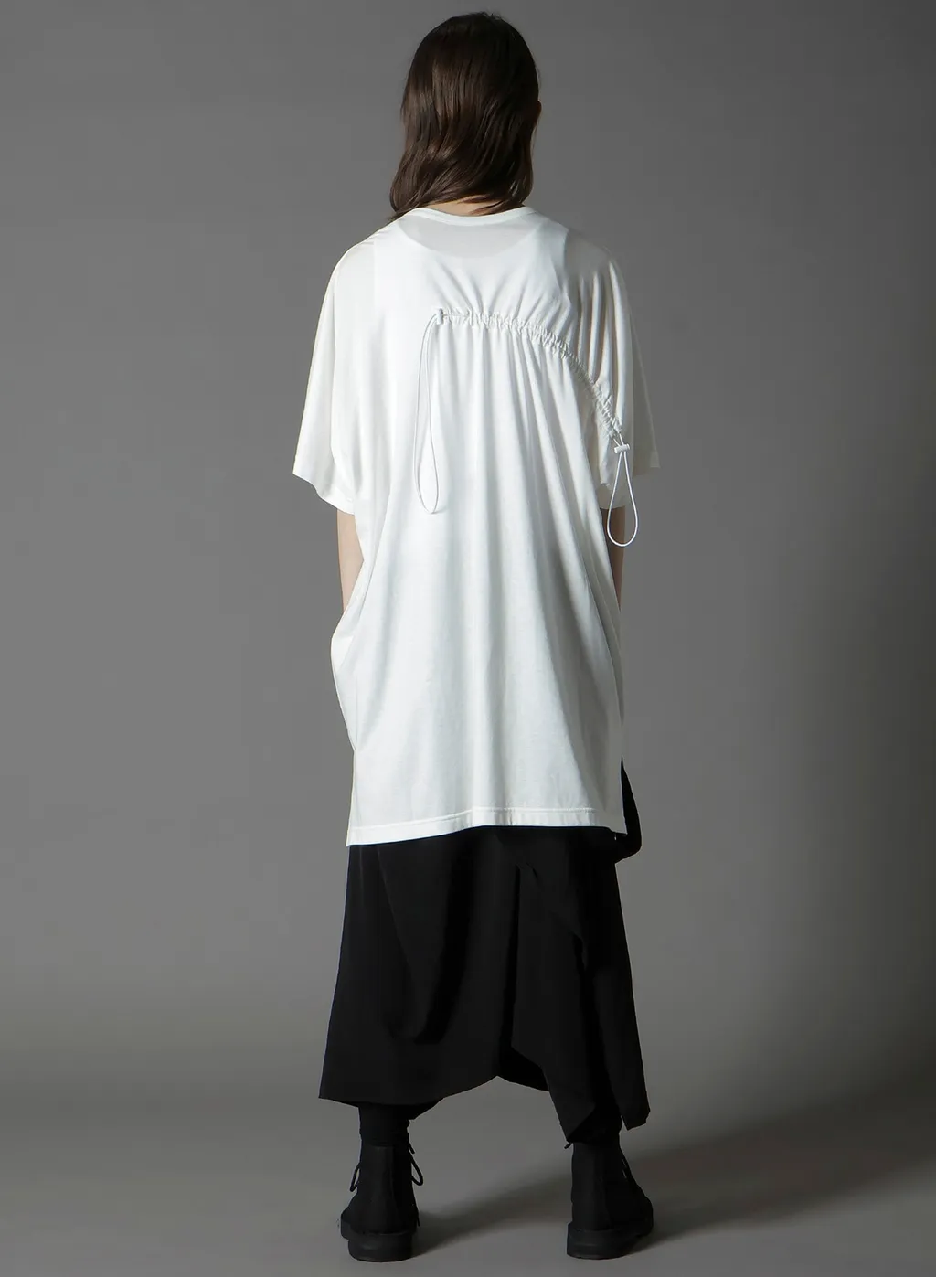 C/Mo Jersey Drawcord French Sleeve T-Shirt