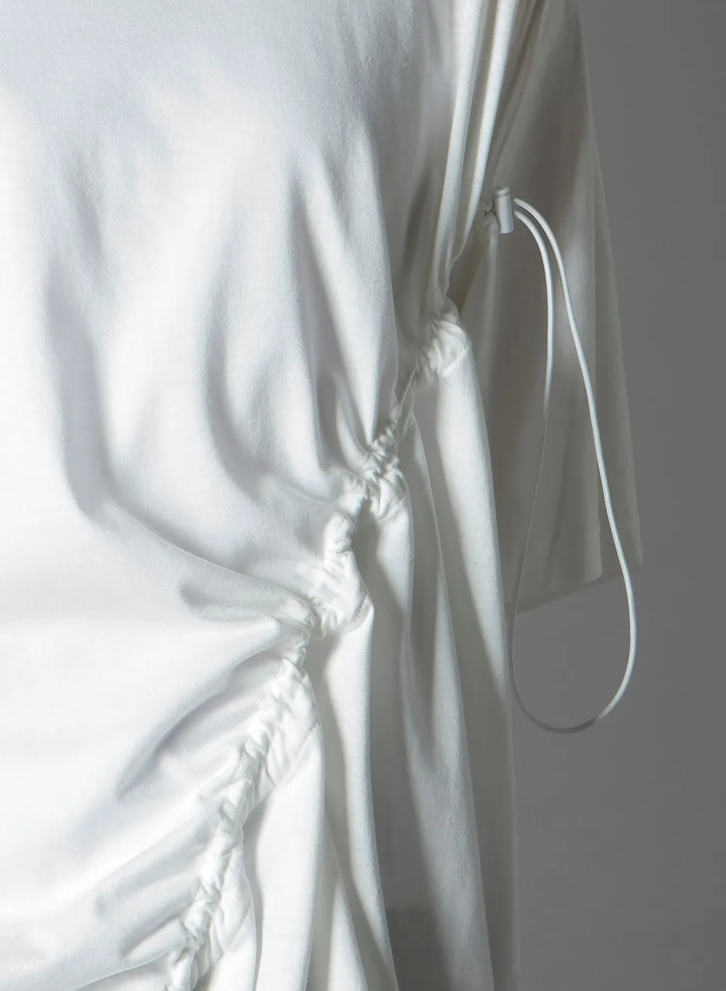 C/Mo Jersey Drawcord French Sleeve T-Shirt