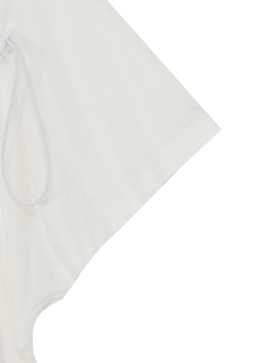 C/Mo Jersey Drawcord French Sleeve T-Shirt