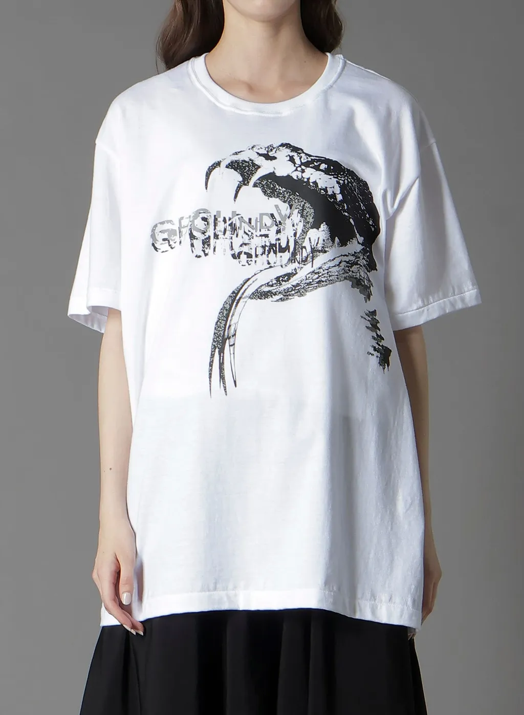 Cotton Jersey Snake Graphic T-Shirt