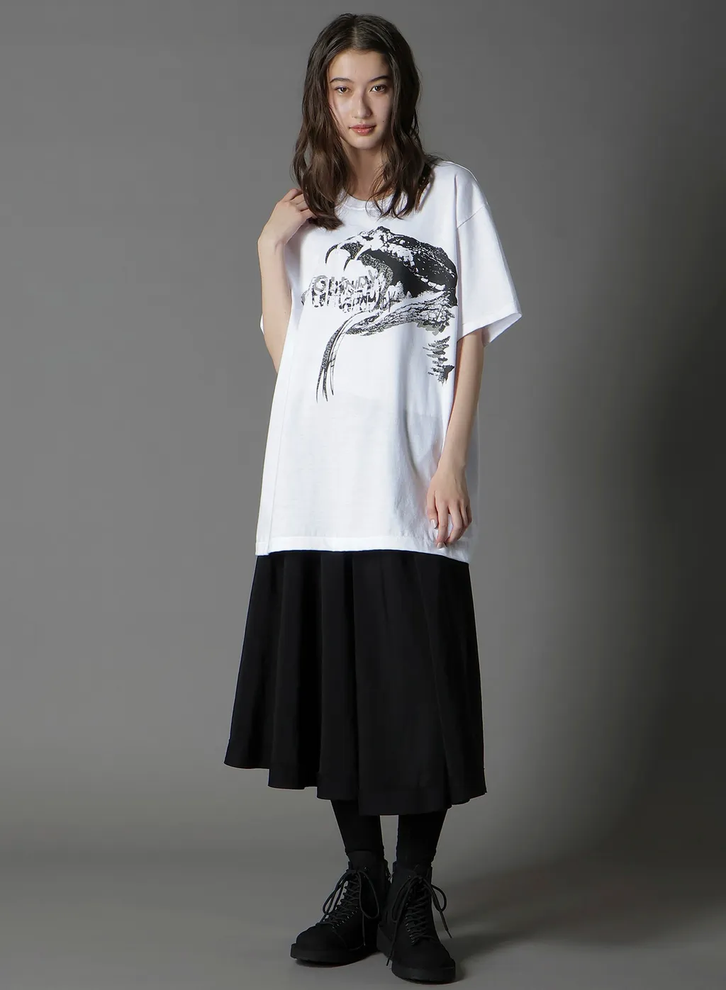 Cotton Jersey Snake Graphic T-Shirt