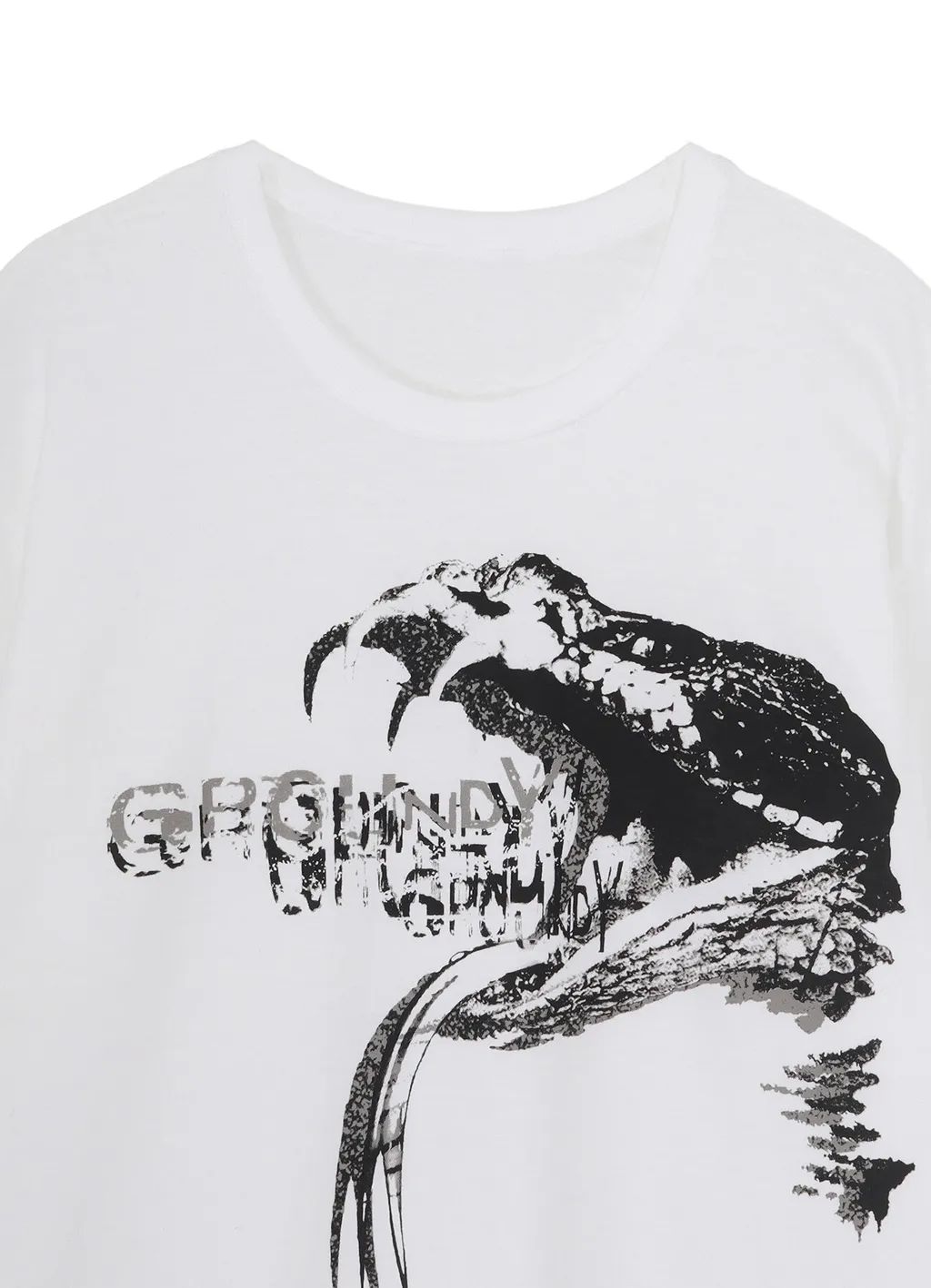 Cotton Jersey Snake Graphic T-Shirt