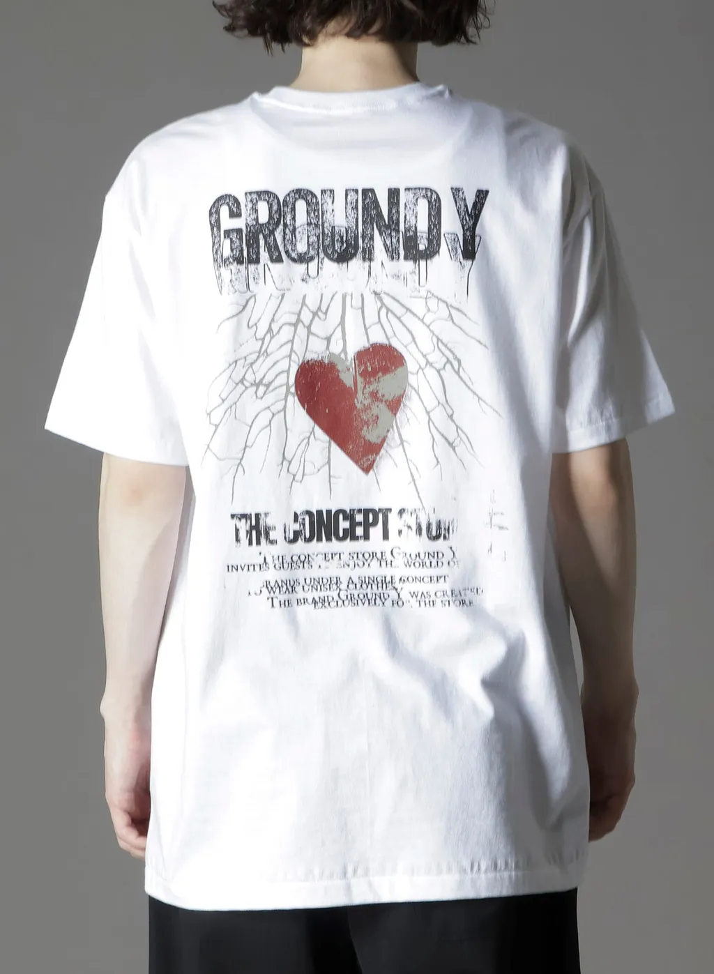 Cotton Jersey Heart Graphic T-Shirt