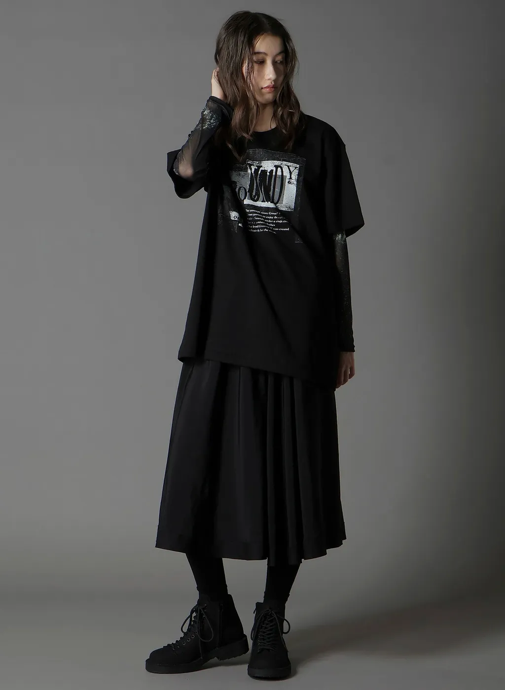 Cotton Jersey Grange Graphic T-Shirt