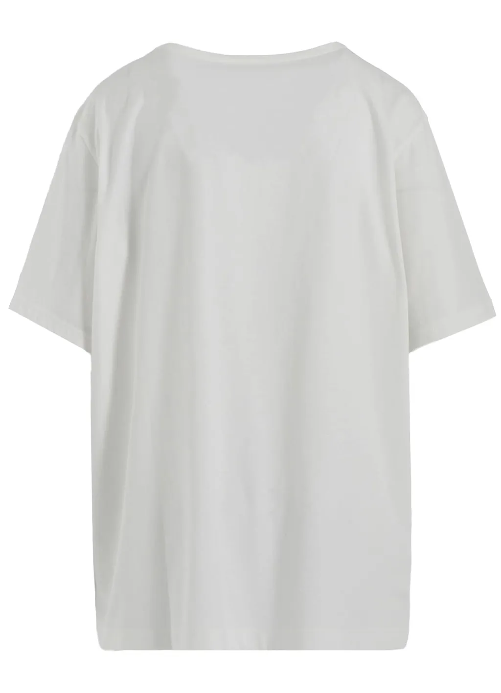 Cotton Jersey Licking Short Sleeved T-Shirt