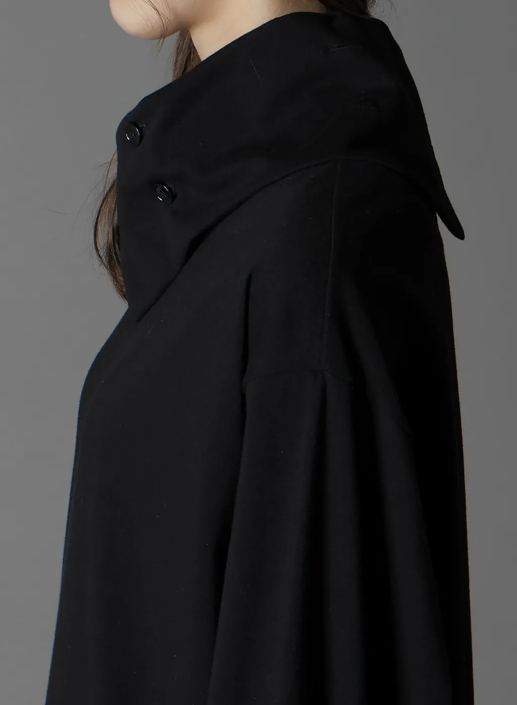 Cotton Jersey Turtleneck Long Sleeved T-Shirt