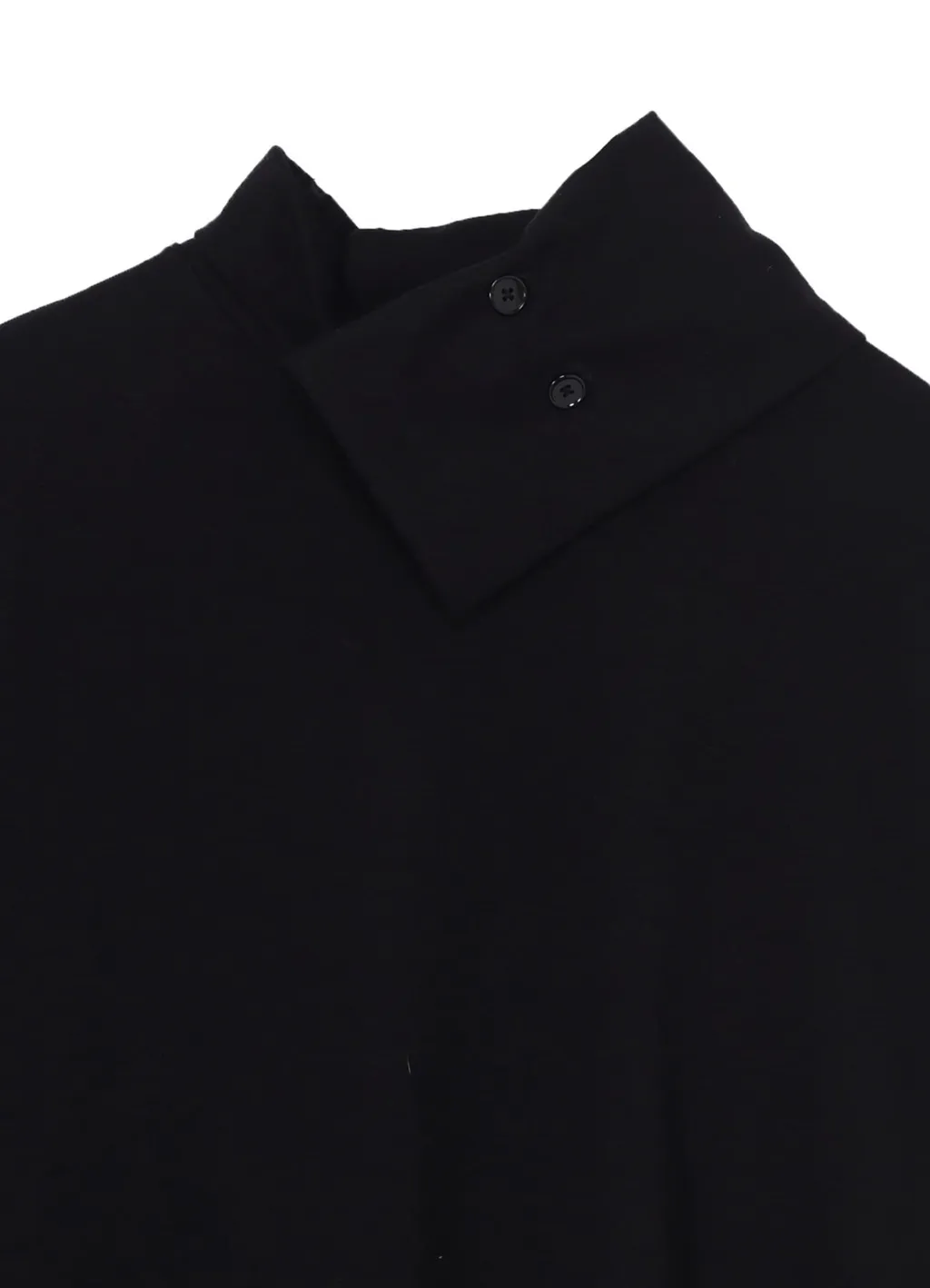 Cotton Jersey Turtleneck Long Sleeved T-Shirt