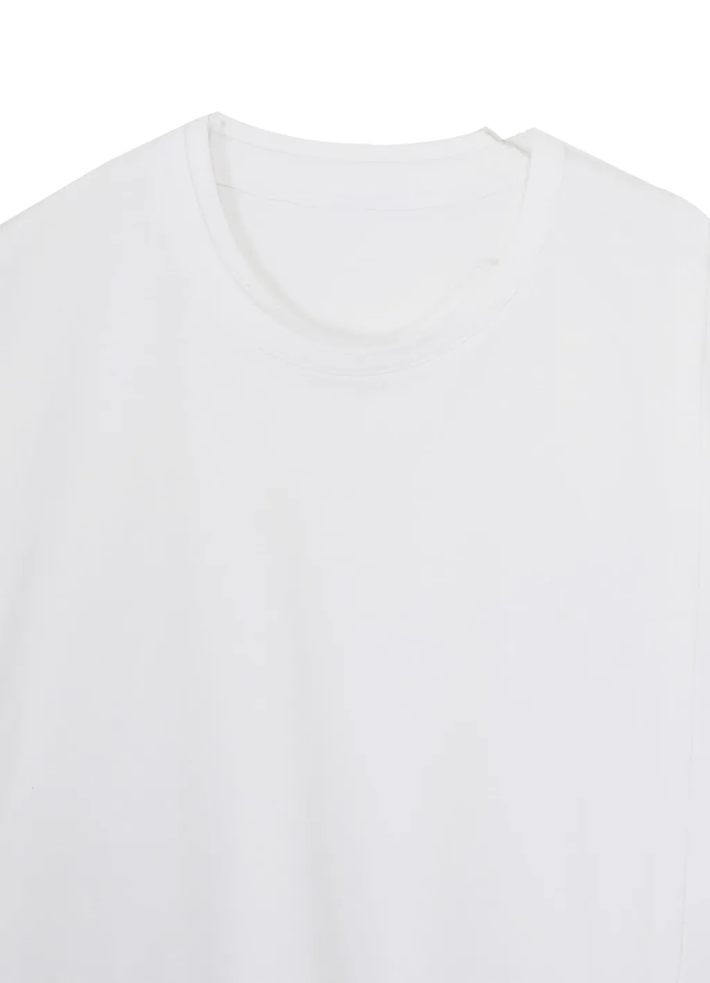 Cotton Jersey Mix Block Long Sleeved T-Shirt