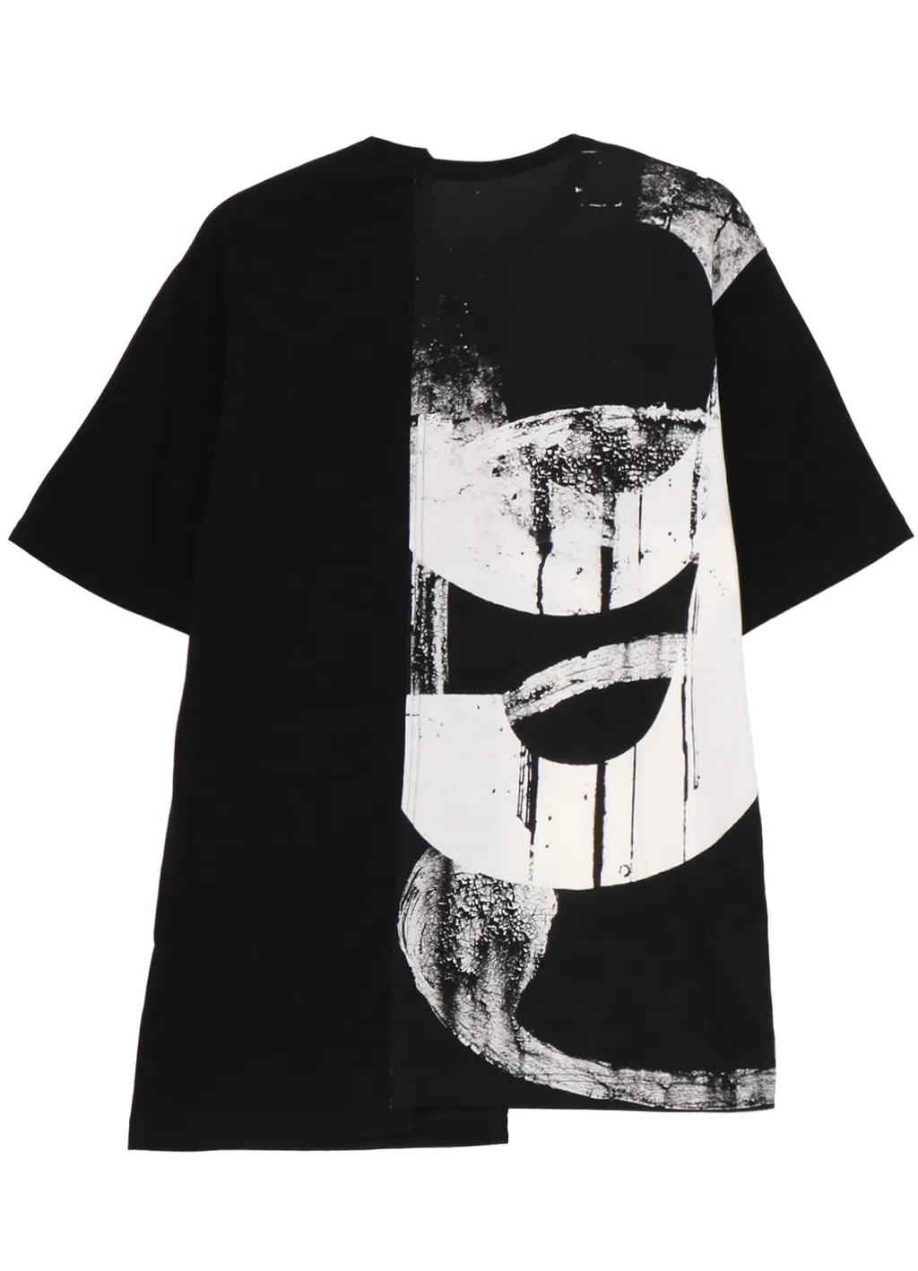 Silkette Jersey Number Pattern Tsujikiri Short Sleeved T-Shirt