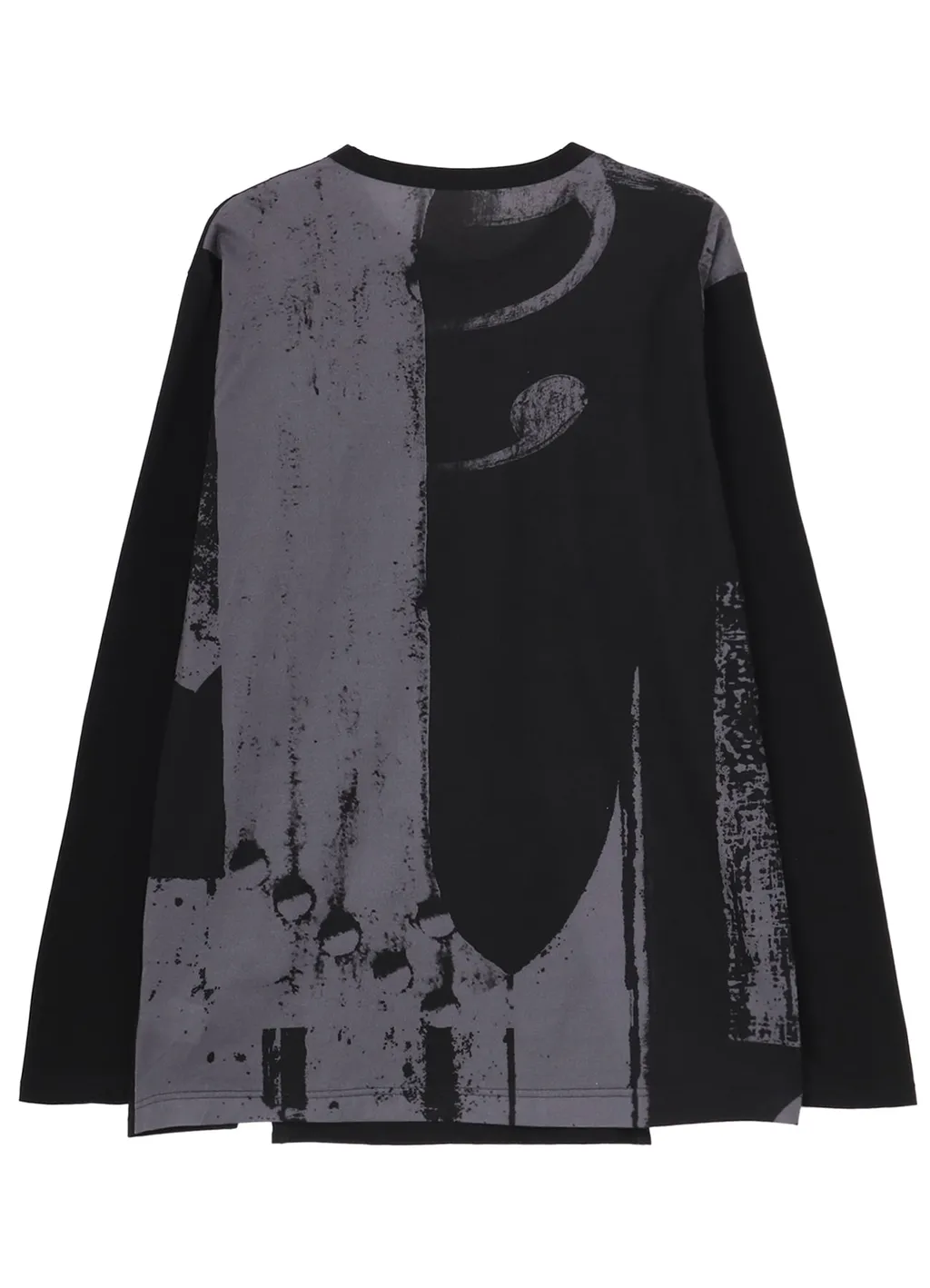Silkette Jersey Number Pattern Tsujikiri Long Sleeved T-Shirt