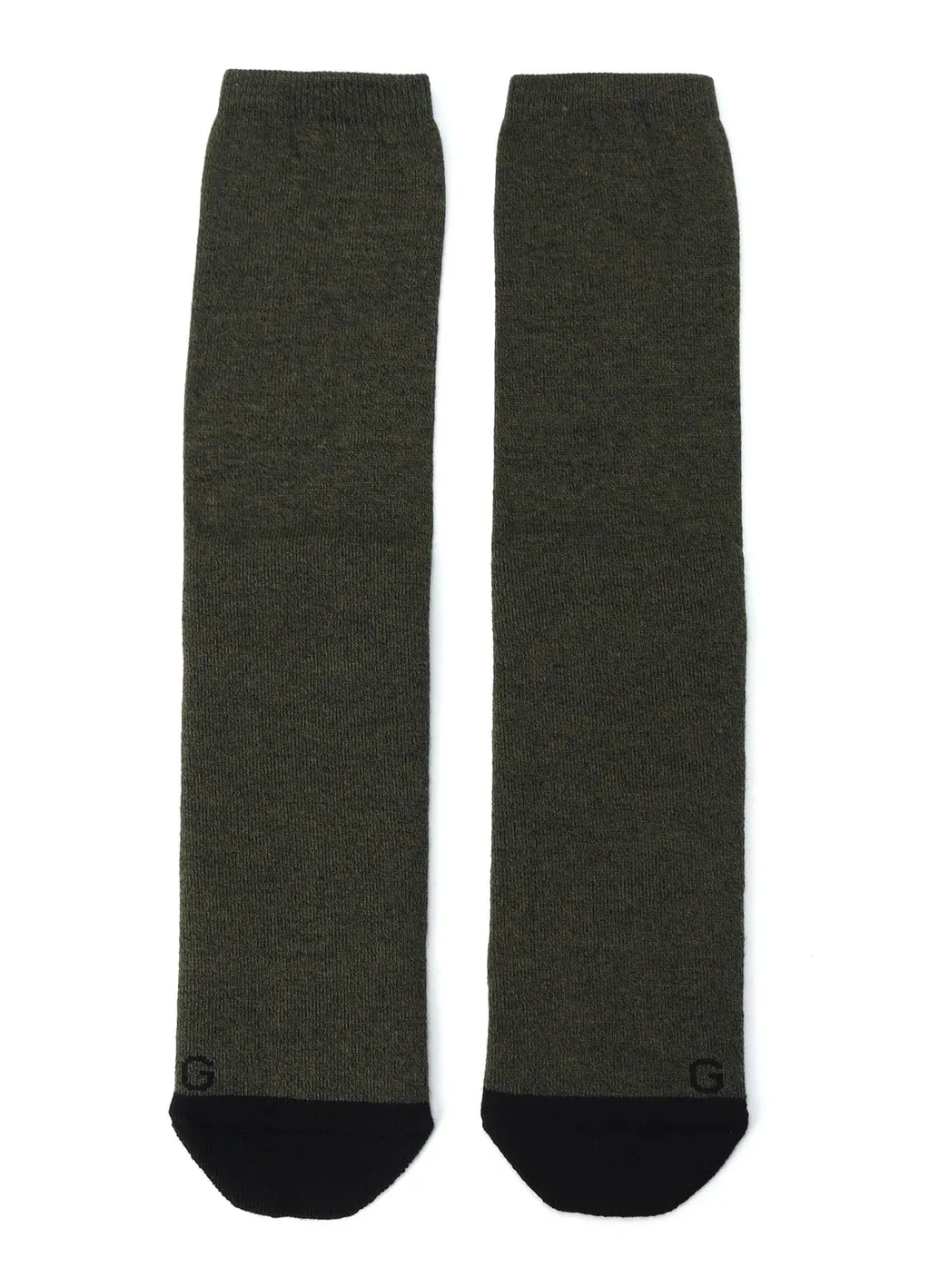 Wool Cotton Two Tone Tube Socks