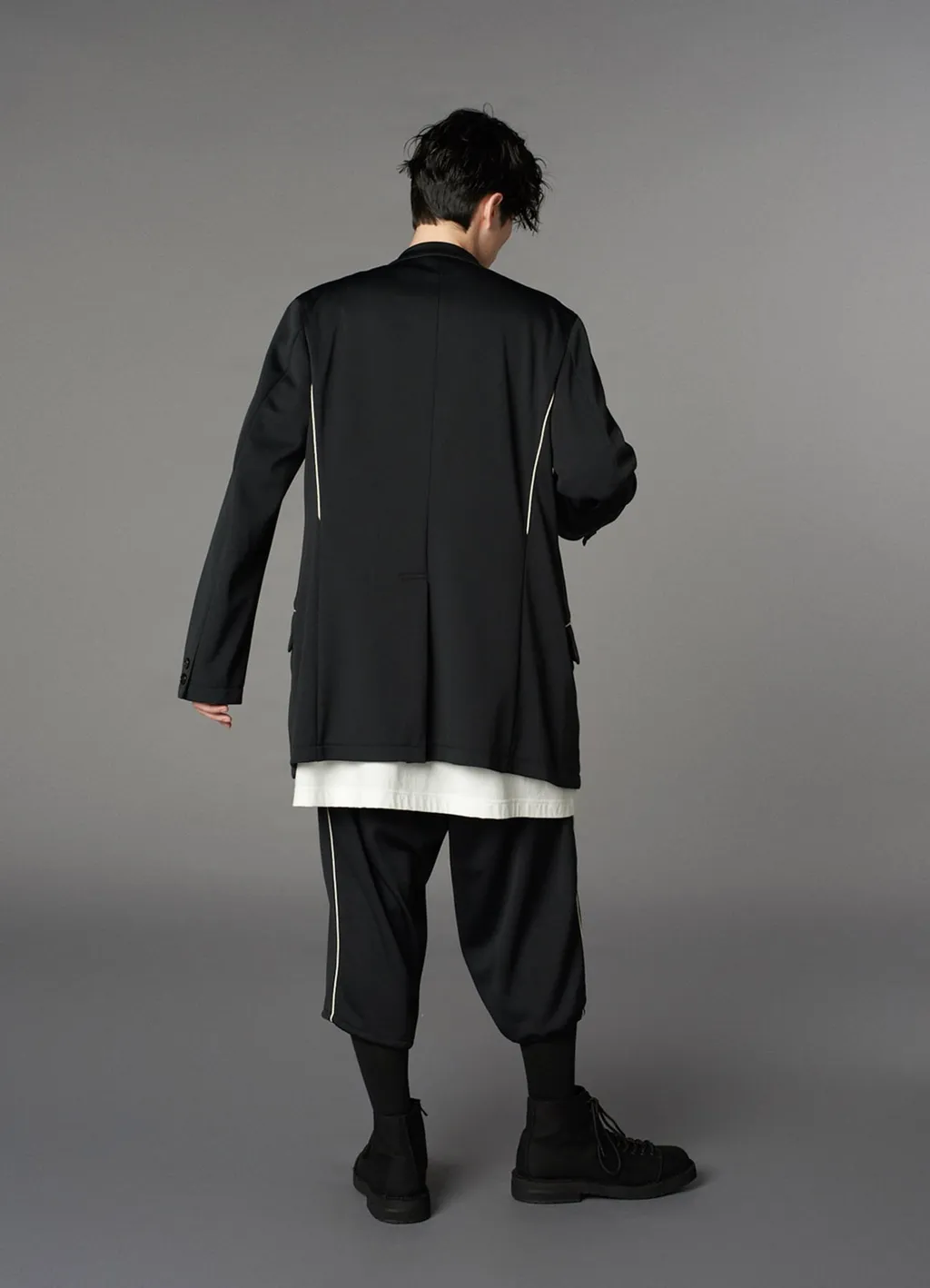 Polyester Smooth Switching Piping Jacket