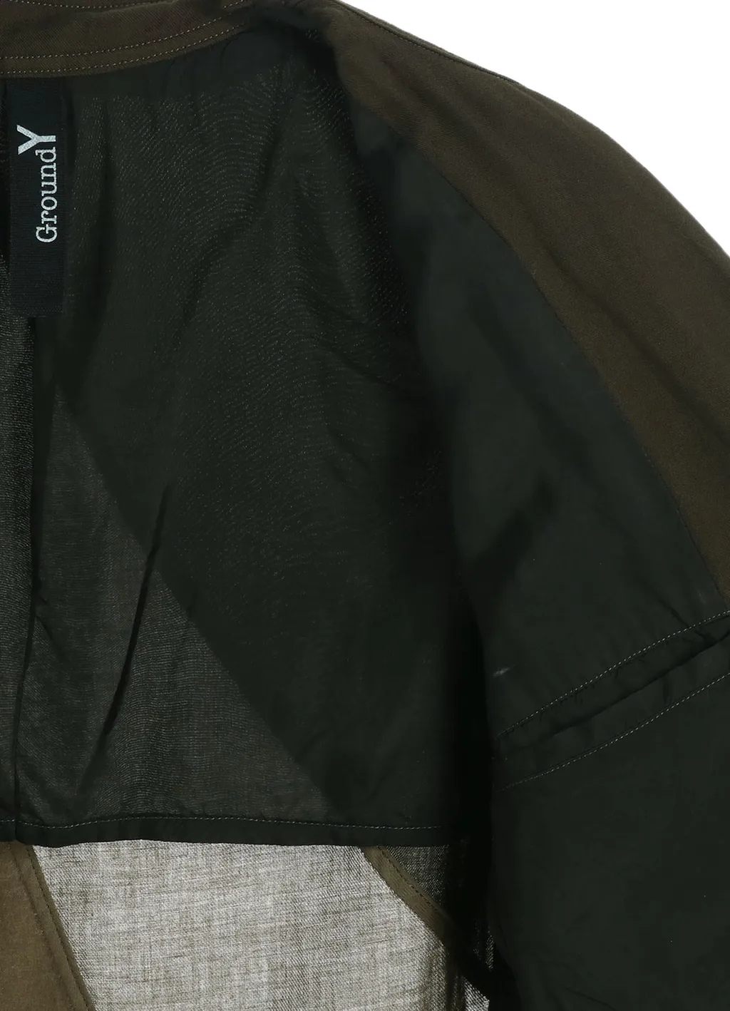 Cubism Patchwork Product Dyed Switching Zip Jacket