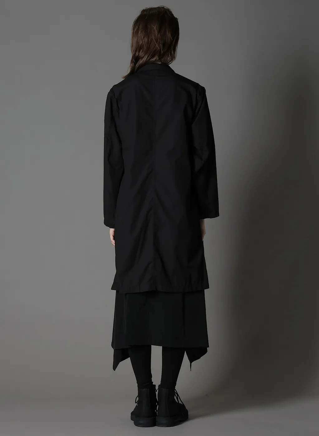 Cotton Broad + Cupra Stripe Stripe Switching Long Jacket