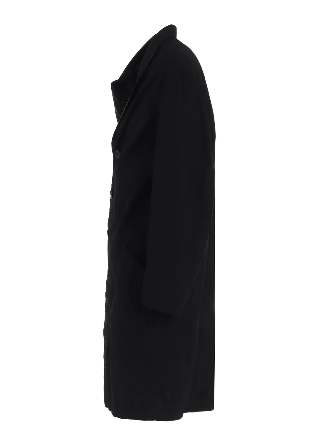 Cotton Broad + Cupra Stripe Stripe Switching Long Jacket