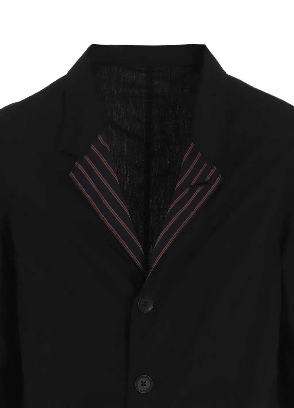 Cotton Broad + Cupra Stripe Stripe Switching Long Jacket