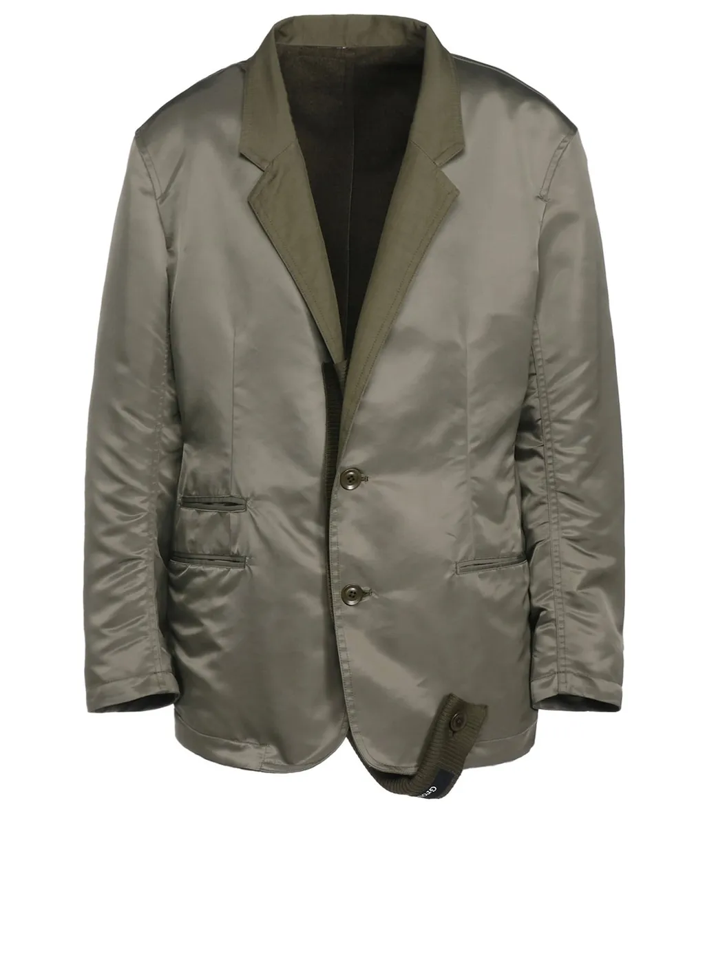 Various Material Combination Jacket Back Extra Material Design