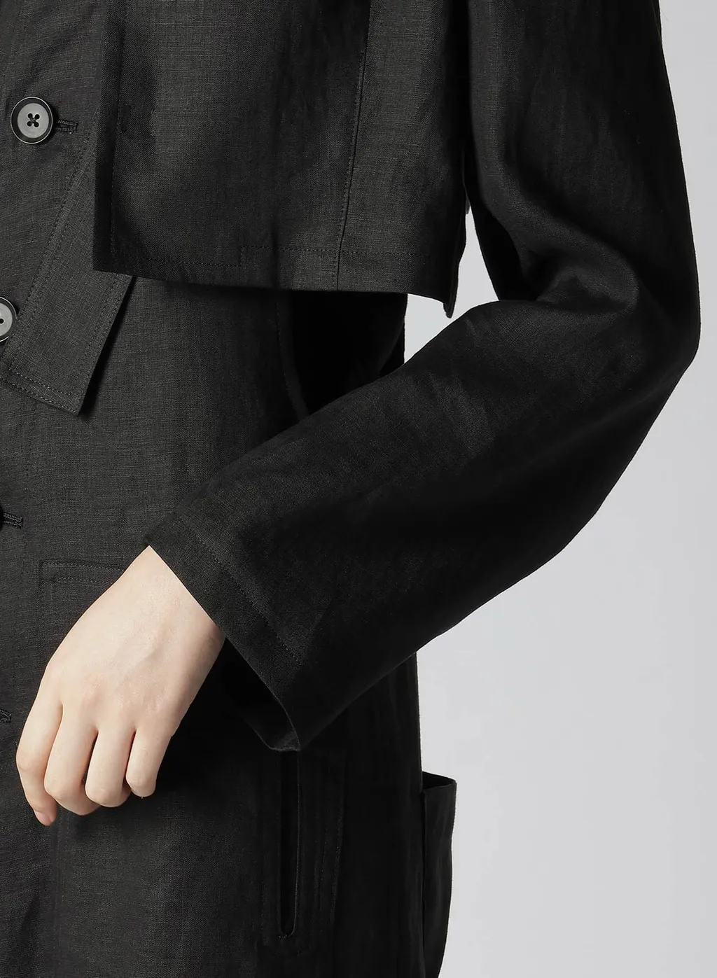 Linen Lawn Short Back Jacket